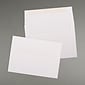 JAM Paper A7 Strathmore Invitation Envelopes, 5.25 x 7.25, Bright White Linen, Bulk 250/Box (191189H)