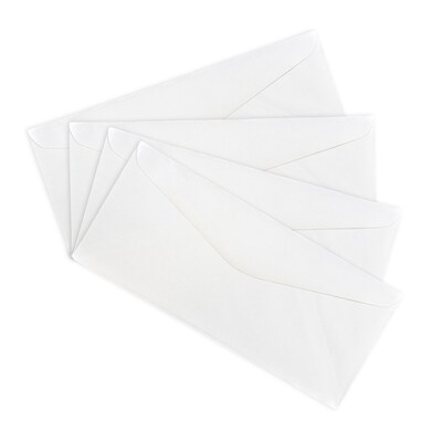 JAM Paper #14 Business Envelope, 5" x 11 1/2", White, 250/Box (53273C)