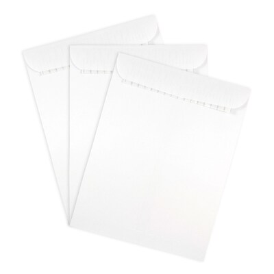 JAM Paper Self Seal Catalog Envelope, 9" x 12", White, 50 Per Pack (356828780B)