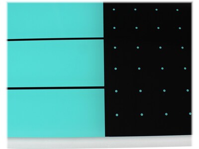 Viztex Glacier Glass Dry-Erase Whiteboard, 14" x 14" (FCVGM1414TP)