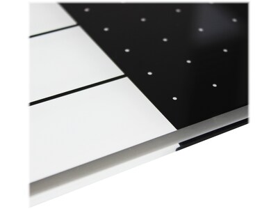 Viztex Glacier Glass Dry-Erase Whiteboard, 14" x 14" (FCVGM1414WP)