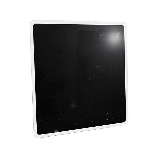 Viztex Glacier Glass Dry-Erase Whiteboard, 14 x 14 (FCVGM1414BG)