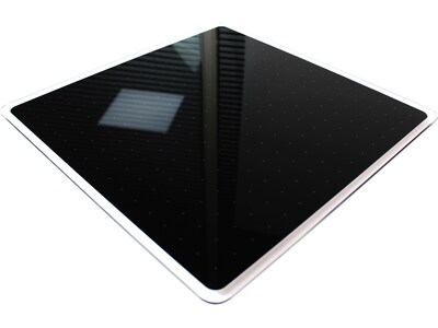 Viztex Glacier Glass Dry-Erase Whiteboard, 14 x 14 (FCVGM1414BG)