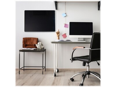 Viztex Glacier Glass Dry-Erase Whiteboard, 14" x 14" (FCVGM1414BG)