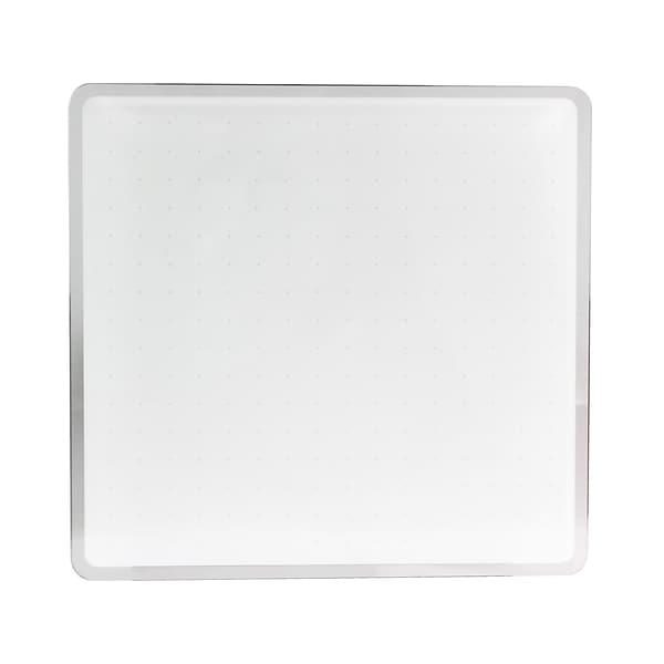 Viztex Glacier Glass Dry-Erase Whiteboard, 14 x 14 (FCVGM1414WG)