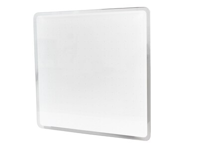 Viztex Glacier Glass Dry-Erase Whiteboard, 14 x 14 (FCVGM1414WG)