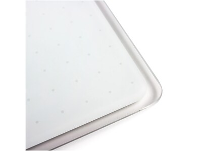 Viztex Glacier Glass Dry-Erase Whiteboard, 14" x 14" (FCVGM1414WG)