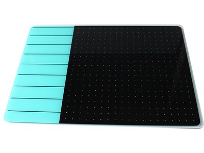 Viztex Glacier Glass Dry-Erase Whiteboard, 17" x 23" (FCVGM1723TP)