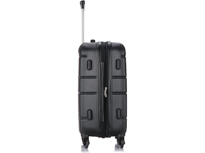 DUKAP RODEZ Plastic Carry-On Luggage, Black (DKROD00S-BLK)