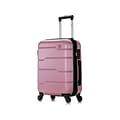 DUKAP RODEZ Plastic Carry-On Luggage, Rose Gold (DKROD00S-ROS)