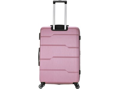 DUKAP Rodez 28" Hardside Suitcase, 4-Wheeled Spinner, TSA Checkpoint Friendly, Rose Gold (DKROD00L-ROS)