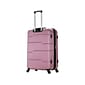DUKAP RODEZ Plastic 4-Wheel Spinner Luggage, Rose Gold (DKROD00L-ROS)