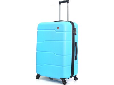 DUKAP Rodez 3-Piece Hardside Spinner Luggage Set, TSA Checkpoint Friendly, Light Blue (DKRODSML-LBL)