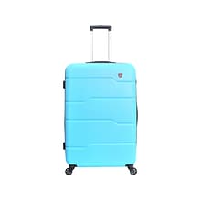 DUKAP RODEZ Plastic Carry-On Luggage, Light Blue (DKROD00S-LBL)