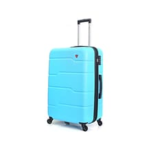 DUKAP RODEZ Plastic Carry-On Luggage, Light Blue (DKROD00S-LBL)