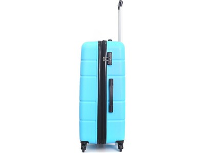 DUKAP Rodez 20" Hardside Carry-On Suitcase, 4-Wheeled Spinner, TSA Checkpoint Friendly, Light Blue (DKROD00S-LBL)