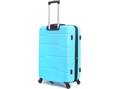 DUKAP Rodez 20" Hardside Carry-On Suitcase, 4-Wheeled Spinner, TSA Checkpoint Friendly, Light Blue (DKROD00S-LBL)