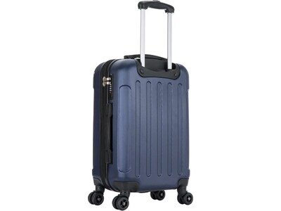 DUKAP Intely 19.5" Hardside Suitcase, 4-Wheeled Spinner, TSA Checkpoint Friendly, Blue (DKINT00S-BLU)
