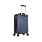 DUKAP INTELY PC/ABS Plastic 4-Wheel Spinner Luggage, Blue (DKINT00S-BLU)