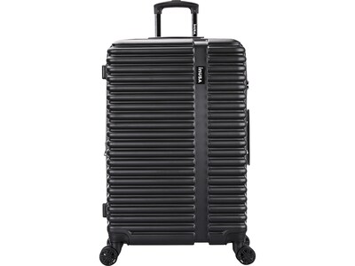 InUSA Ally 27.17 Hardside Suitcase, 4-Wheeled Spinner, TSA Checkpoint Friendly, Black (IUALL00L-BLK