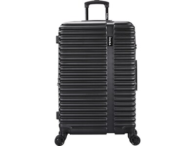 InUSA Ally 28 Hardside Suitcase, 4-Wheeled Spinner, TSA Checkpoint Friendly, Black (IUALL00L-BLK)