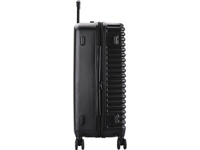InUSA Ally 28" Hardside Suitcase, 4-Wheeled Spinner, TSA Checkpoint Friendly, Black (IUALL00L-BLK)