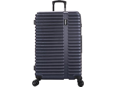 InUSA Ally 28 Hardside Suitcase, 4-Wheeled Spinner, TSA Checkpoint Friendly, Blue (IUALL00L-BLU)