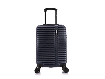 InUSA Ally 19.29" Hardside Suitcase, 4-Wheeled Spinner, TSA Checkpoint Friendly, Navy Blue (IUALL00S-BLU)