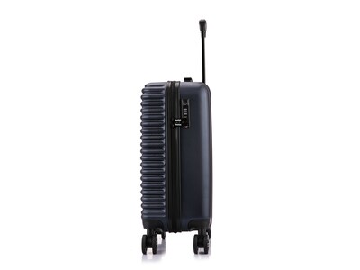 InUSA Ally 20" Hardside Suitcase, 4-Wheeled Spinner, TSA Checkpoint Friendly, Navy Blue (IUALL00S-BLU)