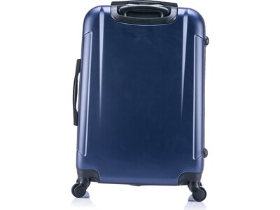InUSA Pilot 3-Piece Hardside Spinner Luggage Set, TSA Checkpoint Friendly, Blue (IUPILSML-BLU)