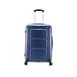 InUSA Pilot 3-Piece Plastic Luggage Set, Blue (IUPILSML-BLU)