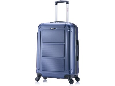 InUSA Pilot 3-Piece Hardside Spinner Luggage Set, Blue (IUPILSML-BLU)