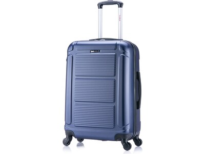 InUSA Pilot 3-Piece Hardside Spinner Luggage Set, TSA Checkpoint Friendly, Blue (IUPILSML-BLU)