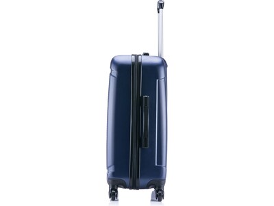 InUSA Pilot 3-Piece Hardside Spinner Luggage Set, TSA Checkpoint Friendly, Blue (IUPILSML-BLU)