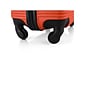 InUSA Royal 3-Piece Plastic Luggage Set, Orange (IUROYSML-ORG)