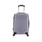 InUSA Royal Plastic Carry-On Luggage, Silver (IUROY00S-SIL)