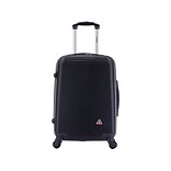InUSA Royal PC/ABS Plastic Carry-On Luggage, Black (IUROY00S-BLK)