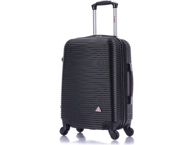 InUSA Royal PC/ABS Plastic Carry-On Luggage, Black (IUROY00S-BLK)