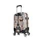 InUSA Prints PC/ABS Plastic Carry-On Luggage, Paris (IUAPC00S-PAR)