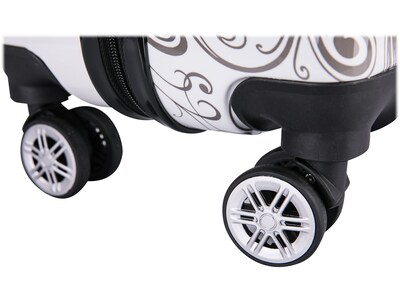 InUSA 28" Hardside Butterfly Suitcase, 4-Wheeled Spinner, TSA Checkpoint Friendly, Butterfly (IUAPC00L-BUT)