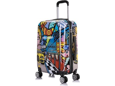 InUSA 20" Hardside Hollywood Suitcase, 4-Wheeled Spinner, TSA Checkpoint Friendly, Hollywood (IUAPC00S-HOL)