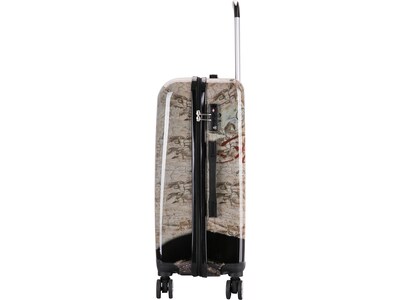 InUSA 24" Hardside Paris Suitcase, 4-Wheeled Spinner, TSA Checkpoint Friendly, Paris (IUAPC00M-PAR)