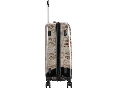 InUSA 24" Hardside Paris Suitcase, 4-Wheeled Spinner, TSA Checkpoint Friendly, Paris (IUAPC00M-PAR)