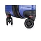 DUKAP ZONIX PC/ABS Plastic Luggage Set, Blue (DKZONSML-BLU)