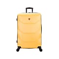 DUKAP ZONIX PC/ABS Plastic 4-Wheel Spinner Luggage, Mustard (DKZON00L-MUS)