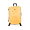 DUKAP ZONIX PC/ABS Plastic 4-Wheel Spinner Luggage, Mustard (DKZON00L-MUS)
