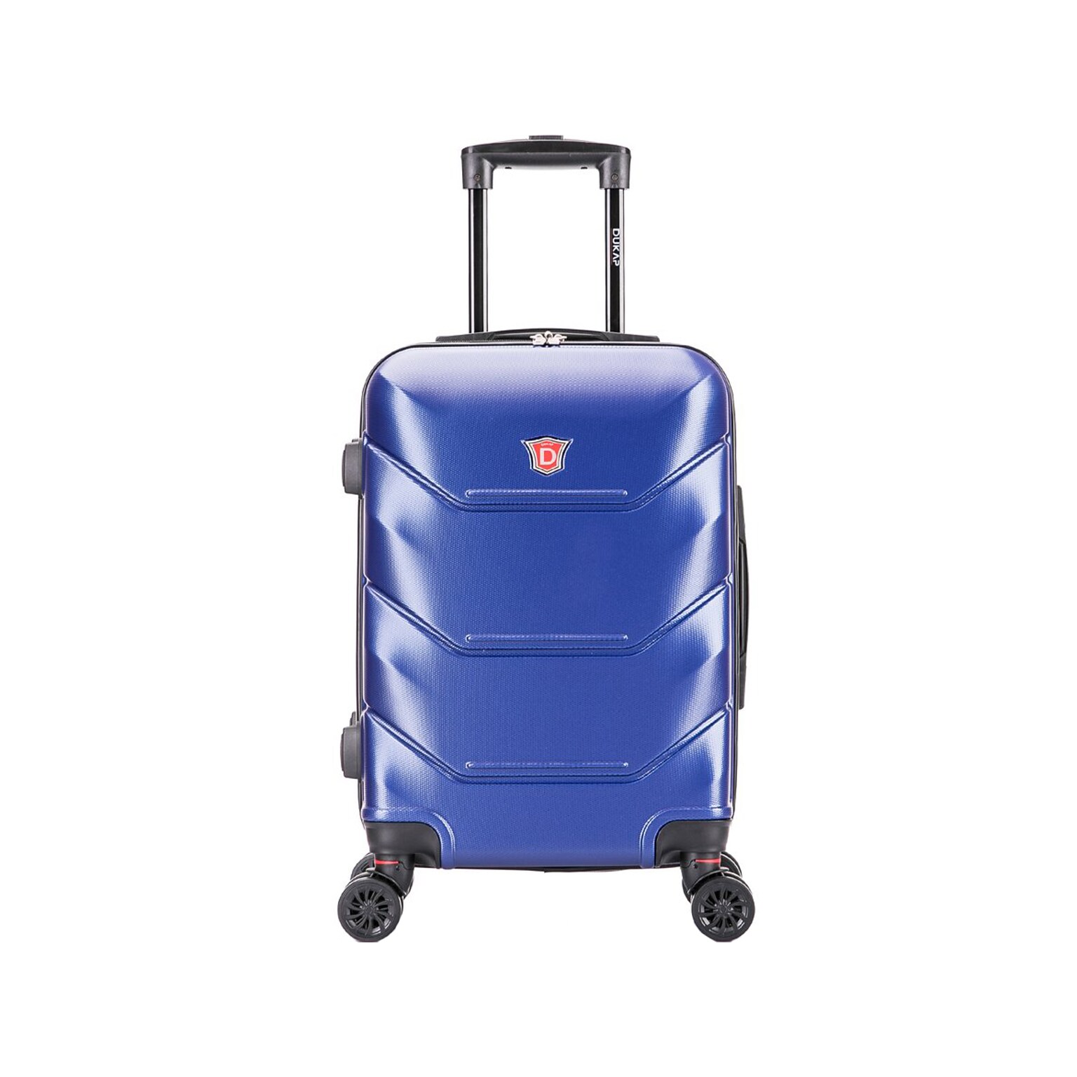 DUKAP Zonix 22.05 Hardside Carry-On Suitcase, 4-Wheeled Spinner, Blue (DKZON00S-BLU)