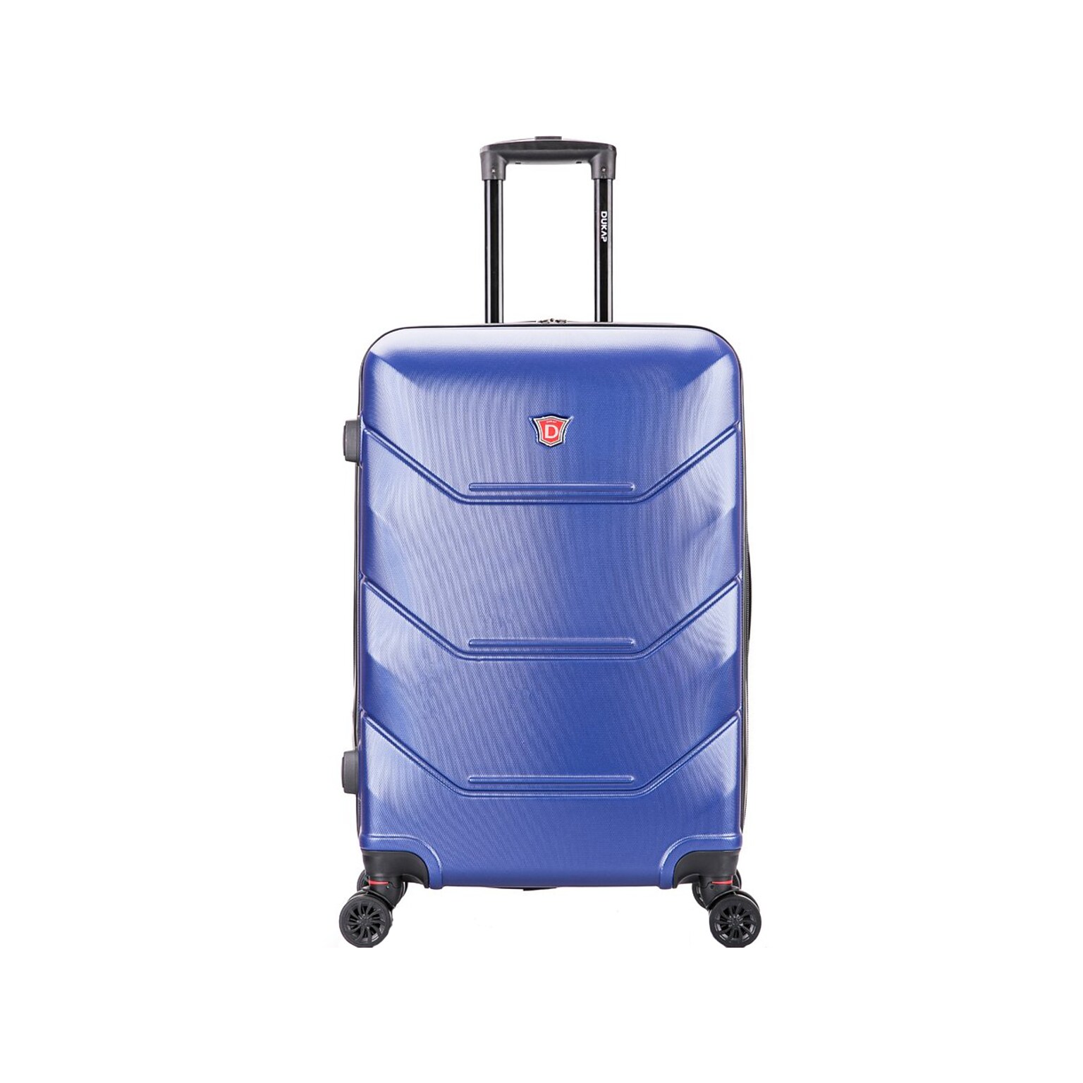 DUKAP Zonix 26 Hardside Suitcase, 4-Wheeled Spinner, TSA Checkpoint Friendly, Blue (DKZON00M-BLU)