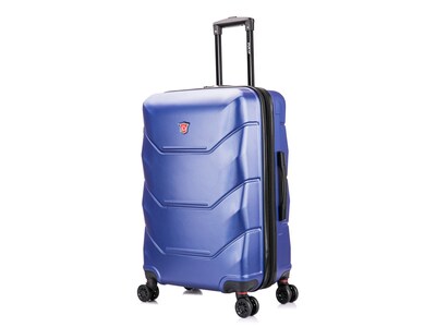 DUKAP Zonix 28.35" Hardside Suitcase, 4-Wheeled Spinner, Blue (DKZON00M-BLU)