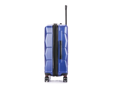 DUKAP Zonix 26" Hardside Suitcase, 4-Wheeled Spinner, TSA Checkpoint Friendly, Blue (DKZON00M-BLU)